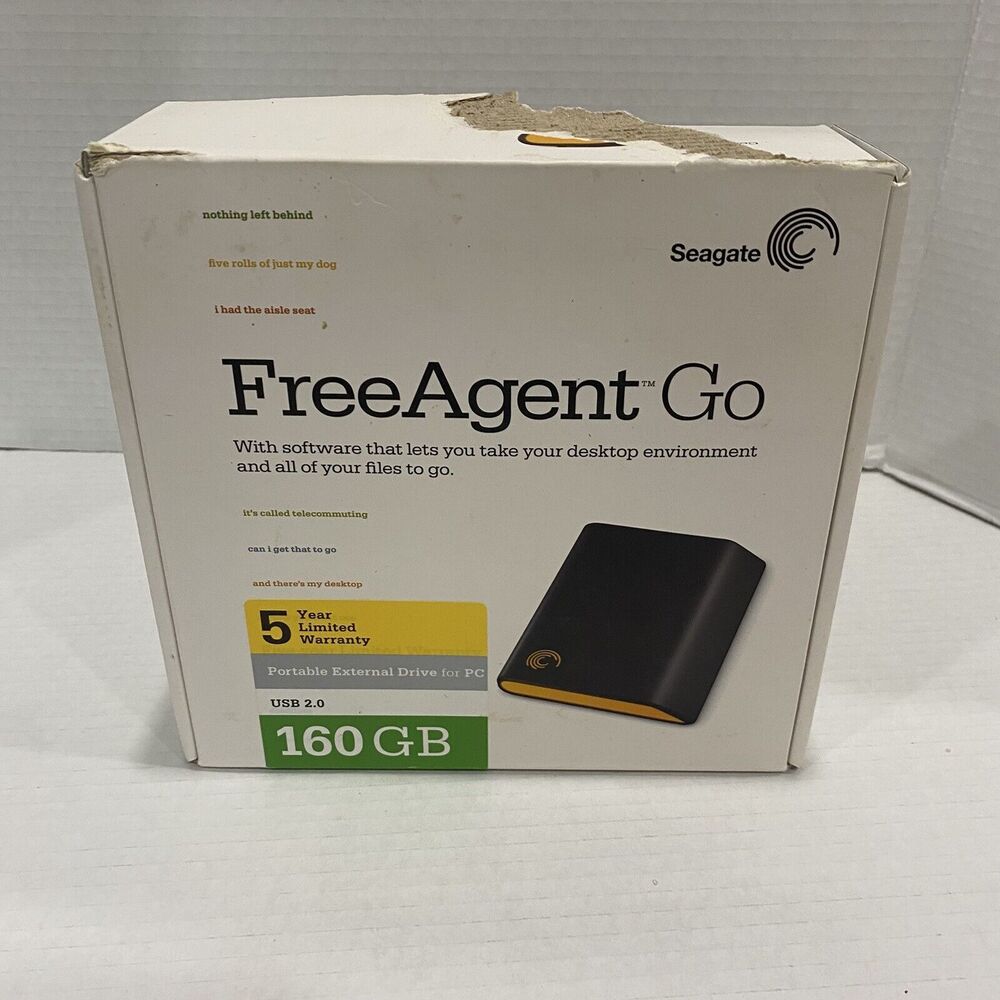 Seagate Portable External Hard Drive 160 GB
